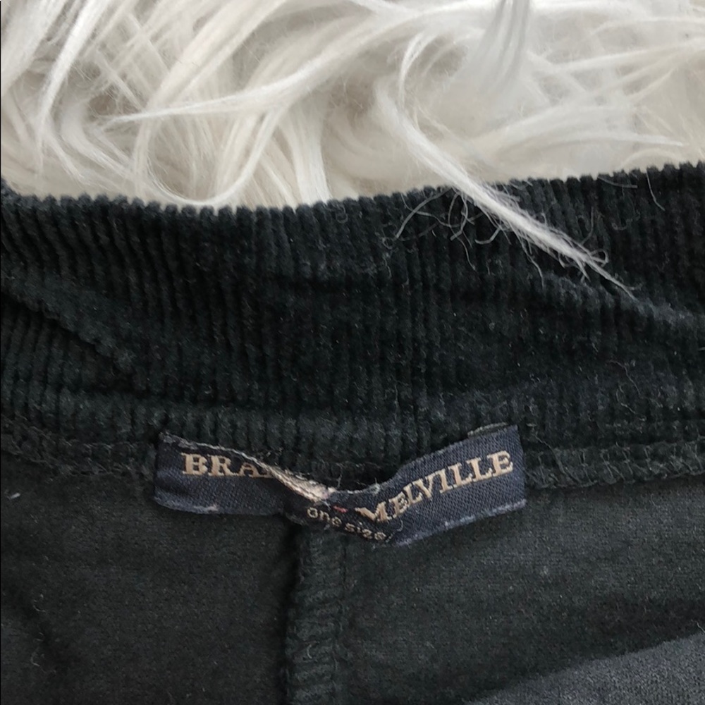 • Brandy Melville • Brya Corduroy Mini Skirt Black - Picture 3 of 3